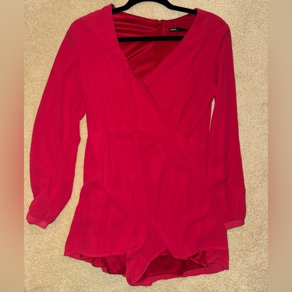 Love Culture Pants - Love Culture Vibrant Red Romper